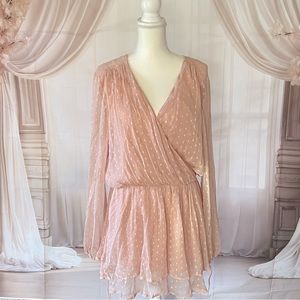 Free People mini/midi dress.  Size M